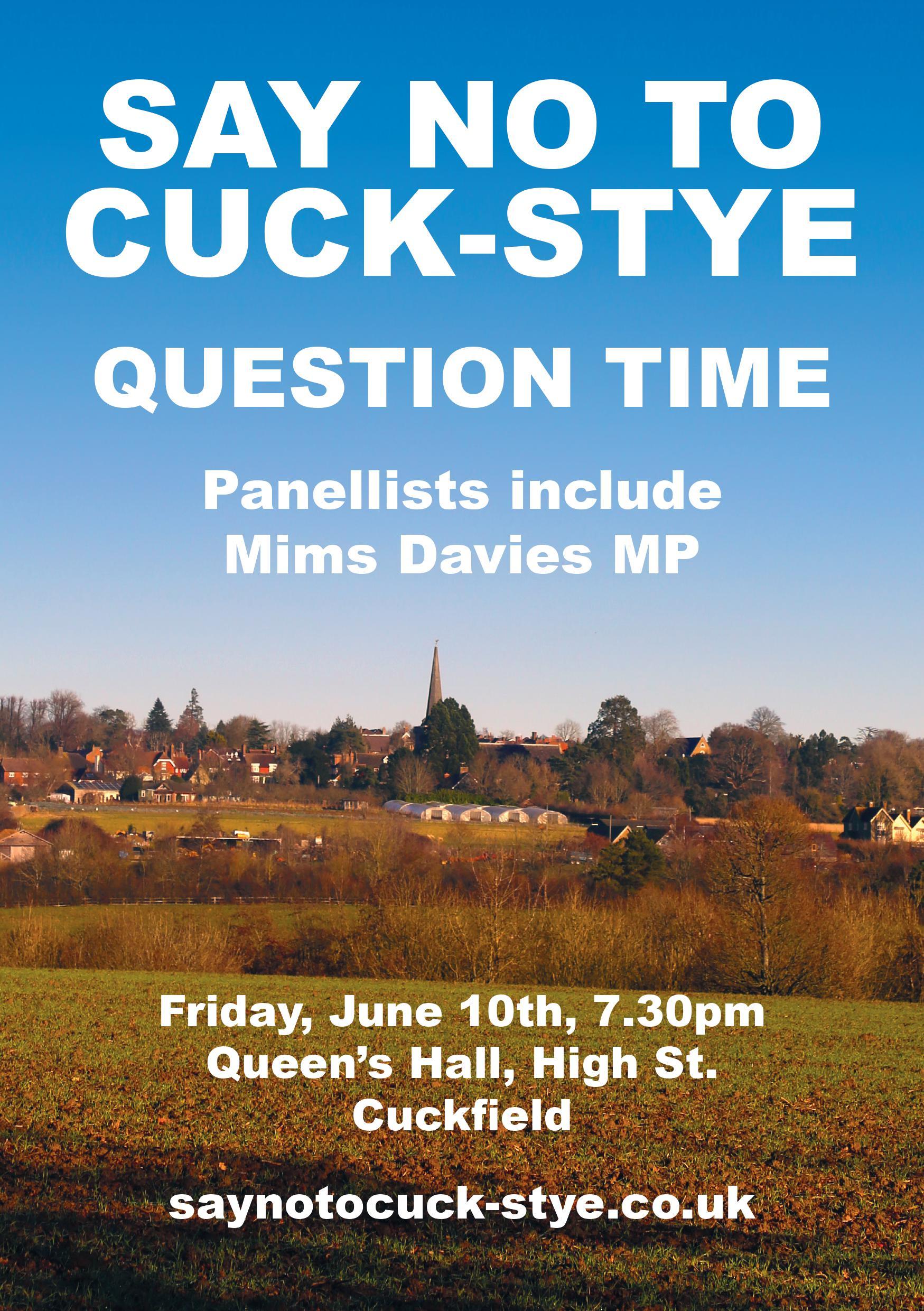 Cuckstye Flyer 10 June