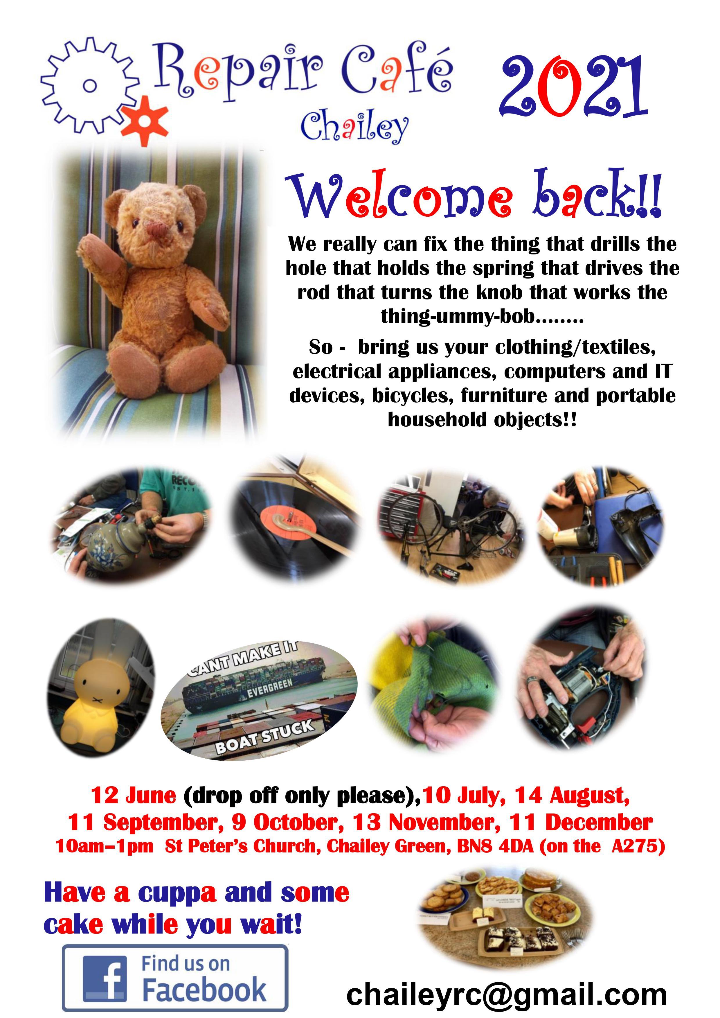 Repair Cafe Chailey 2021