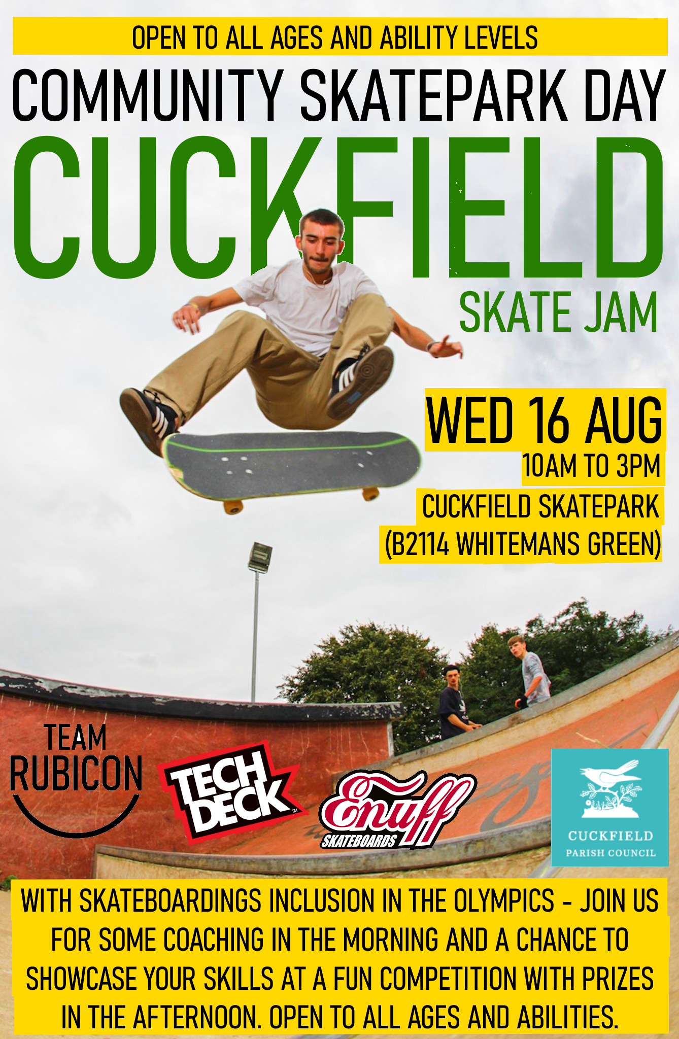 Skate Jam Cuckfield August 2023