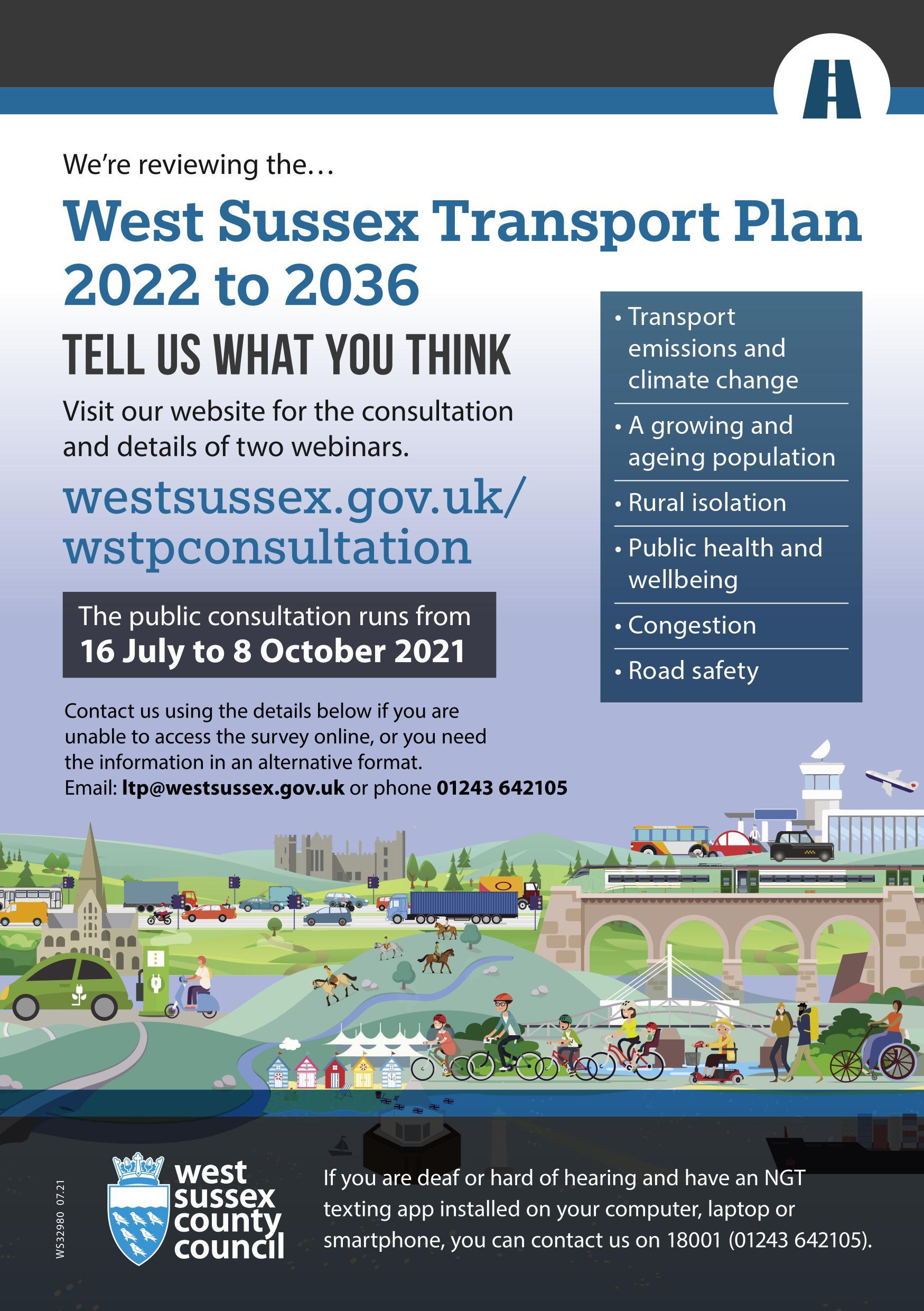 West Sussex Transport Plan 2022 2036