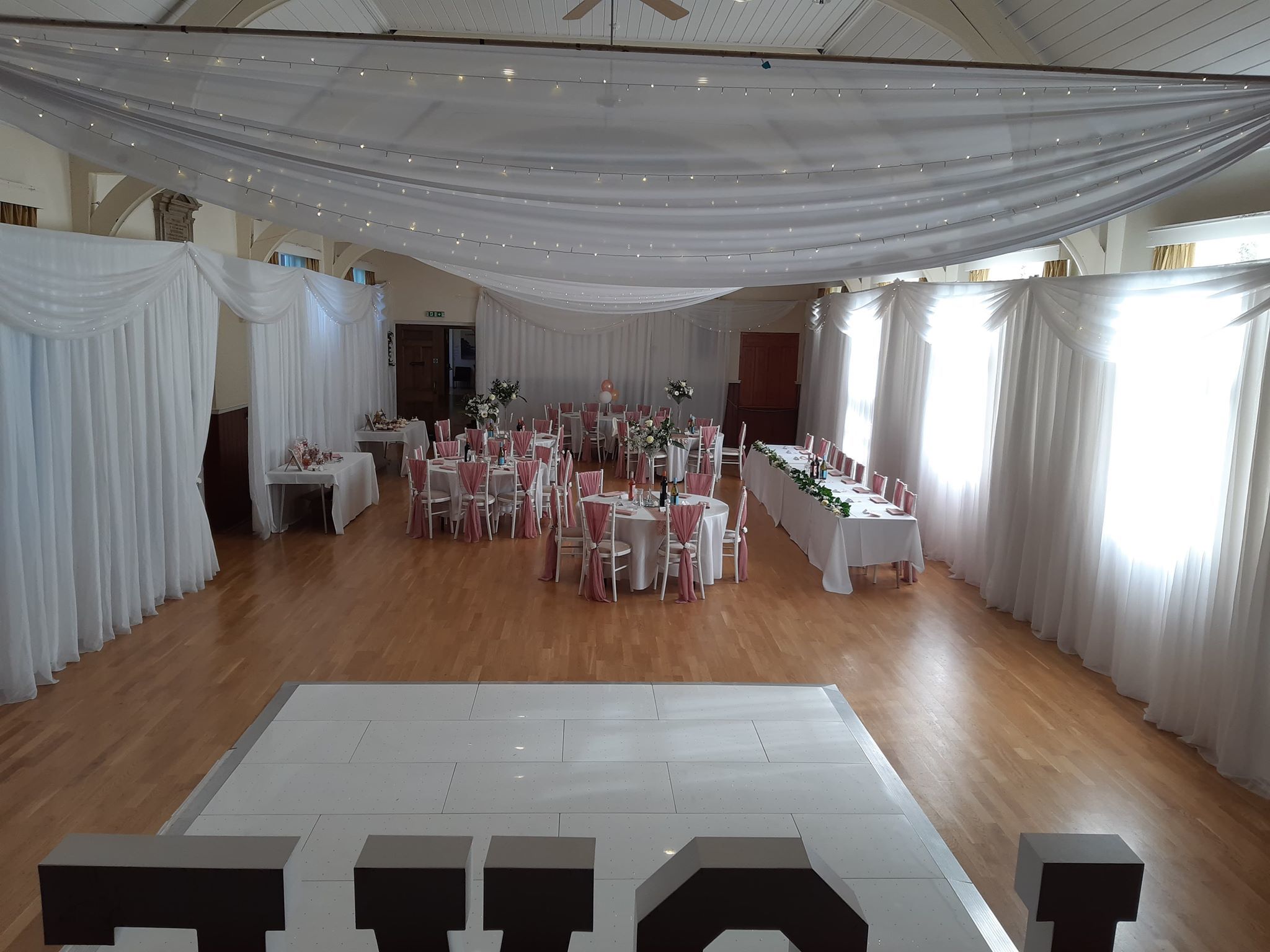 Main hall decorated