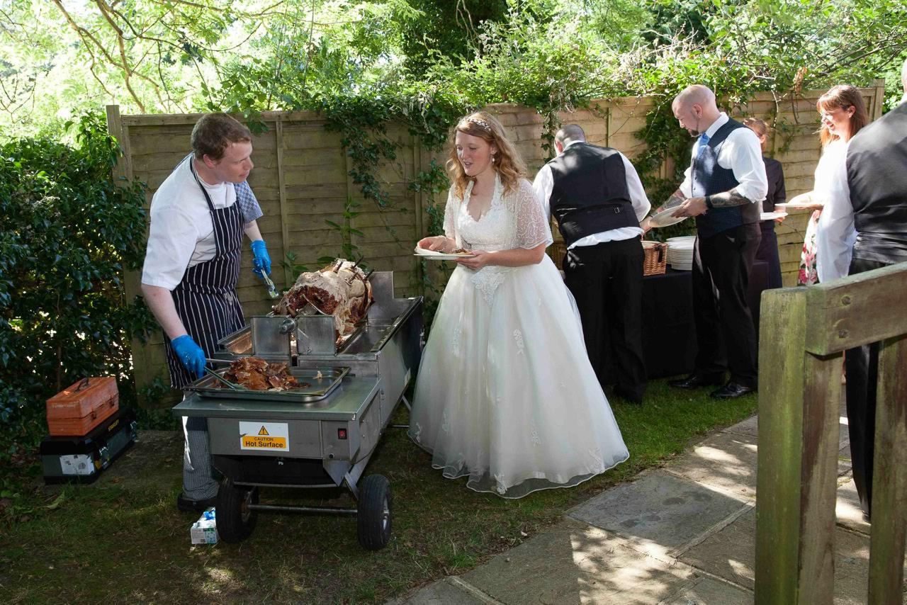 Bride at the BBQ