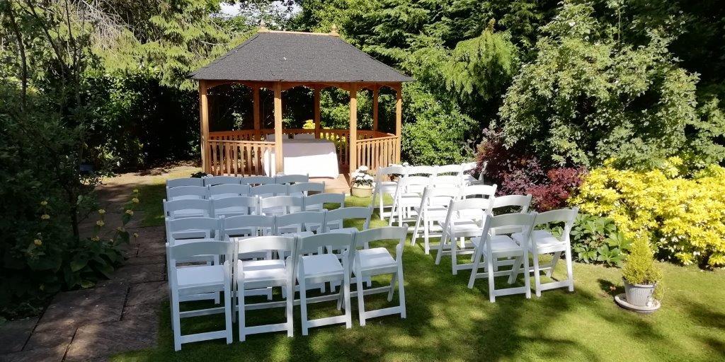 Qh Garden Gazebo And Chairs