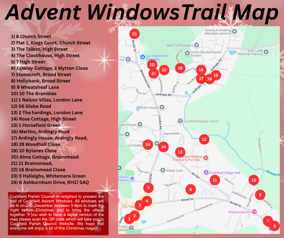 Advent Trail Map 2025