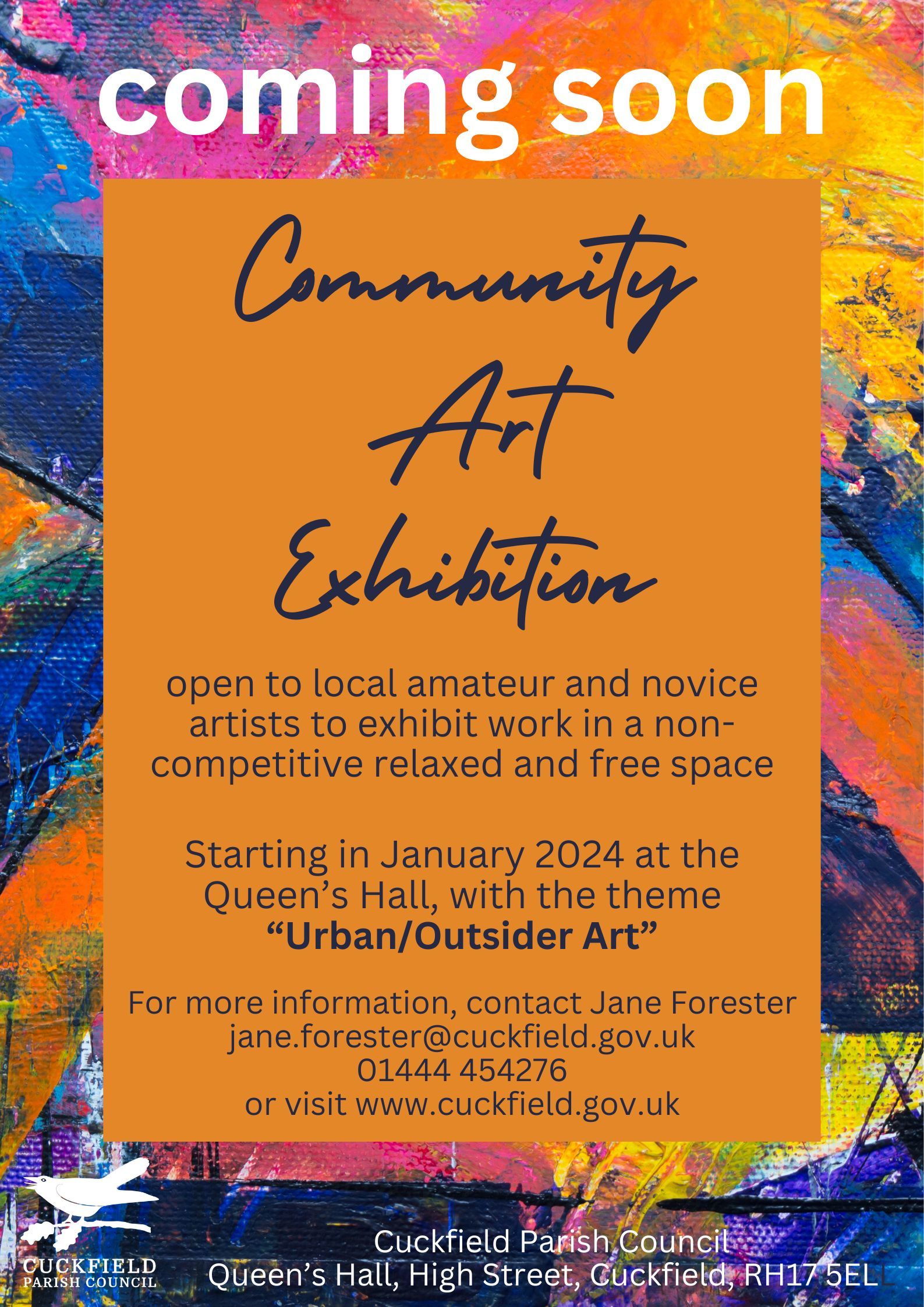 Community Art Exhibition Poster V1