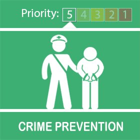 Crime Prevention Logo Priority 5
