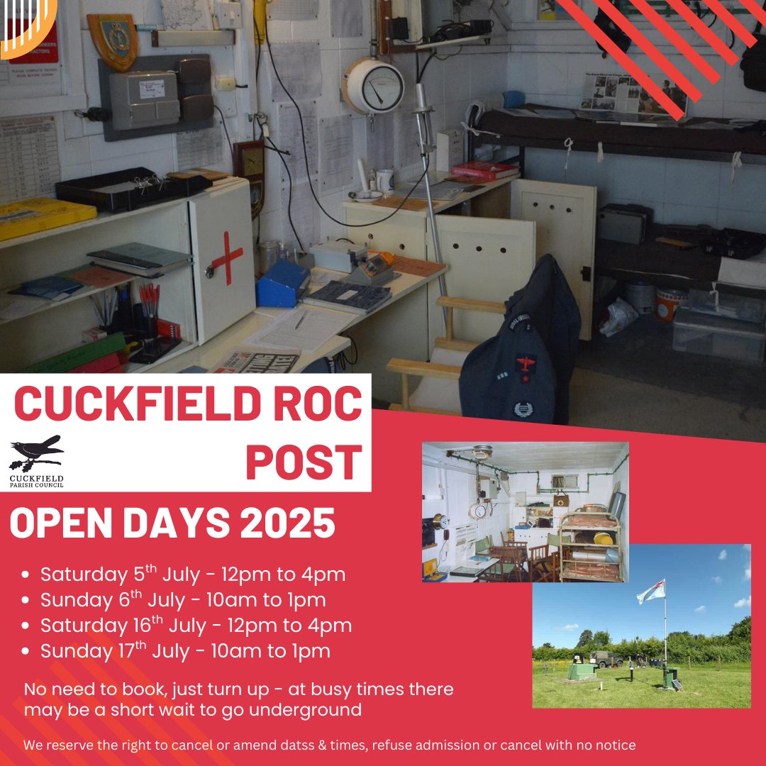 Cuckfield Roc Post Open Days 2025