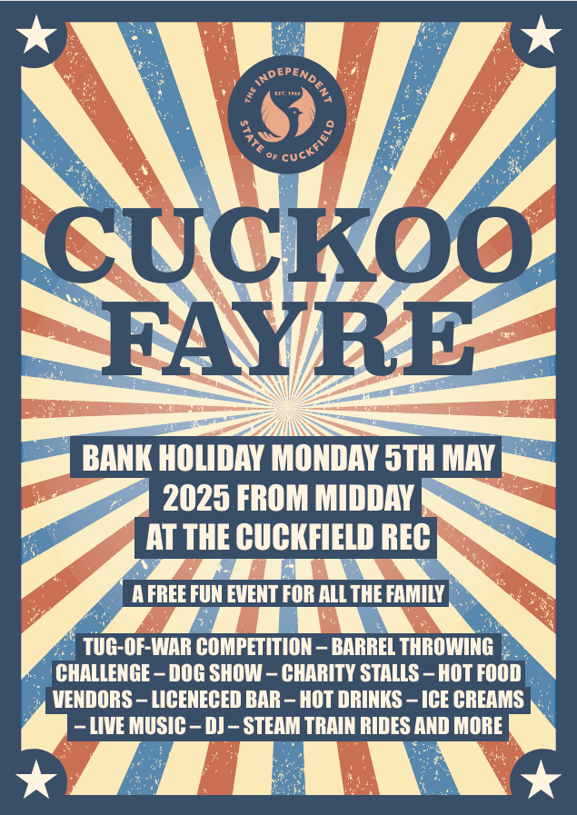 Cuckoo Fayre Poster 2025