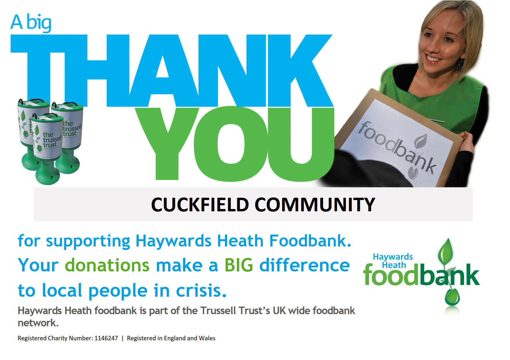 Foodbank Thanks