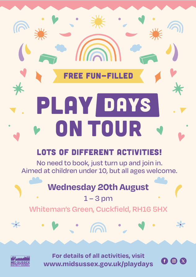 Playdays Summer Posters Cuckfield