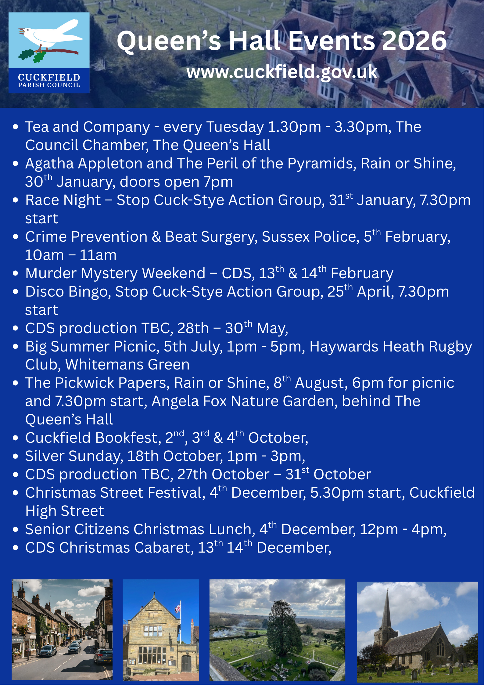 Queens Hall Events 2026